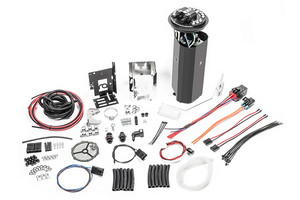 Radium Engineering — Radium Nissan R32 GT-R Fuel Hanger Surge Tank Walbro or AEM 50-1200 - Pumps Not Included - view 4